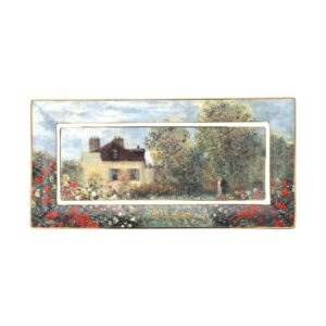 The Artist's House patera 24 x 12 cm Claude Monet Goebel