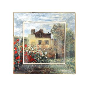 The Artist's House patera 30 x 30 cm Claude Monet Goebel