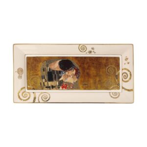 The Kiss patera 24 x 12 cm Gustav Klimt Goebel
