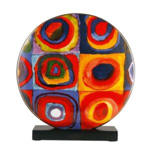 Squares/ Colour Study wazon 33,5 cm Wassily Kandinsky Goebel