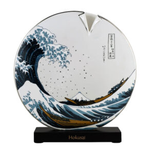 The Great Wave wazon 33,5 cm Katsushika Hokusai Goebel