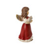 Czerwony aniołek z kotkiem 14 cm Goebel bok