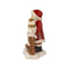 Mikołaj z sową figurka 25 cm Goebel bok