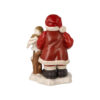 Mikołaj z sową figurka 25 cm Goebel tył