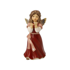 Bordowy aniołek Make a Wish 15 cm Goebel