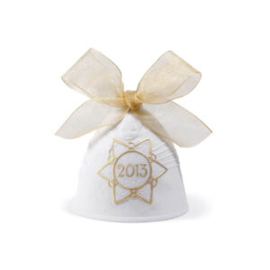 Dzwonek złoty 2013 z porcelany Lladro
