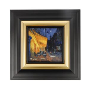 Café by night obraz 18x18 cm Vincent van Gogh