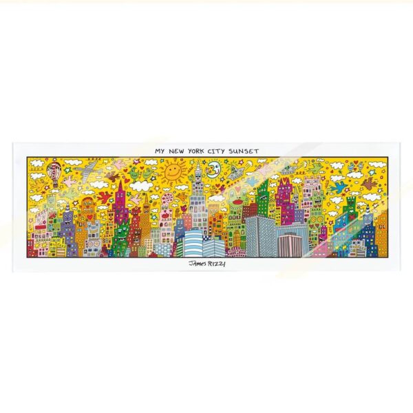 My New York City Sunset tablica magnetyczna James Rizzi Goebel