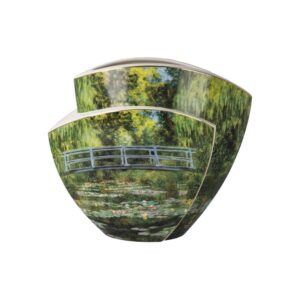 Japanese bridge wazon 20 cm Claude Monet Goebel