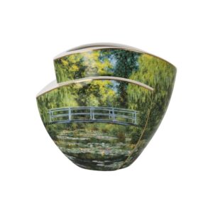 Japanese bridge wazon 29 cm Claude Monet Goebel