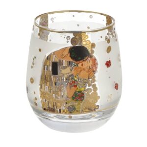 Pocałunek świecznik 9,5 cm Gustav Klimt Goebel