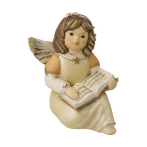 Kremowy aniołek Singing Time 10 cm Goebel