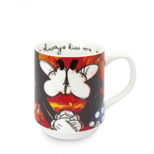 Kubek Mickey i Minnie czerwony 350 ml Egan-Italy