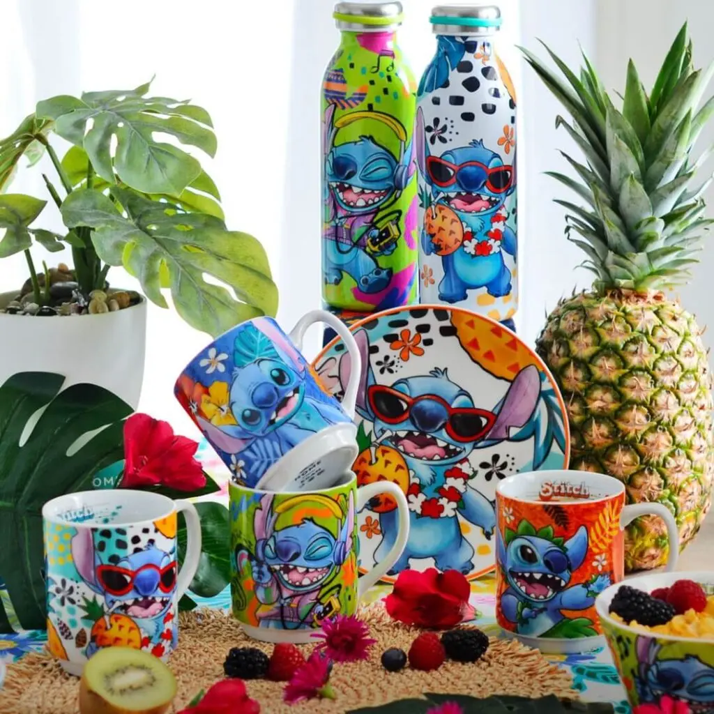 stitch kubki talerze z porcelany Egan Italy